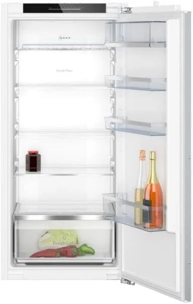 Neff minilodówka, KI1413DD1 Zamrażarka, 204 l, 122, 5 x 56 cm, do zabudowy, EcoAirflow, półki ze szkła bezpiecznego
