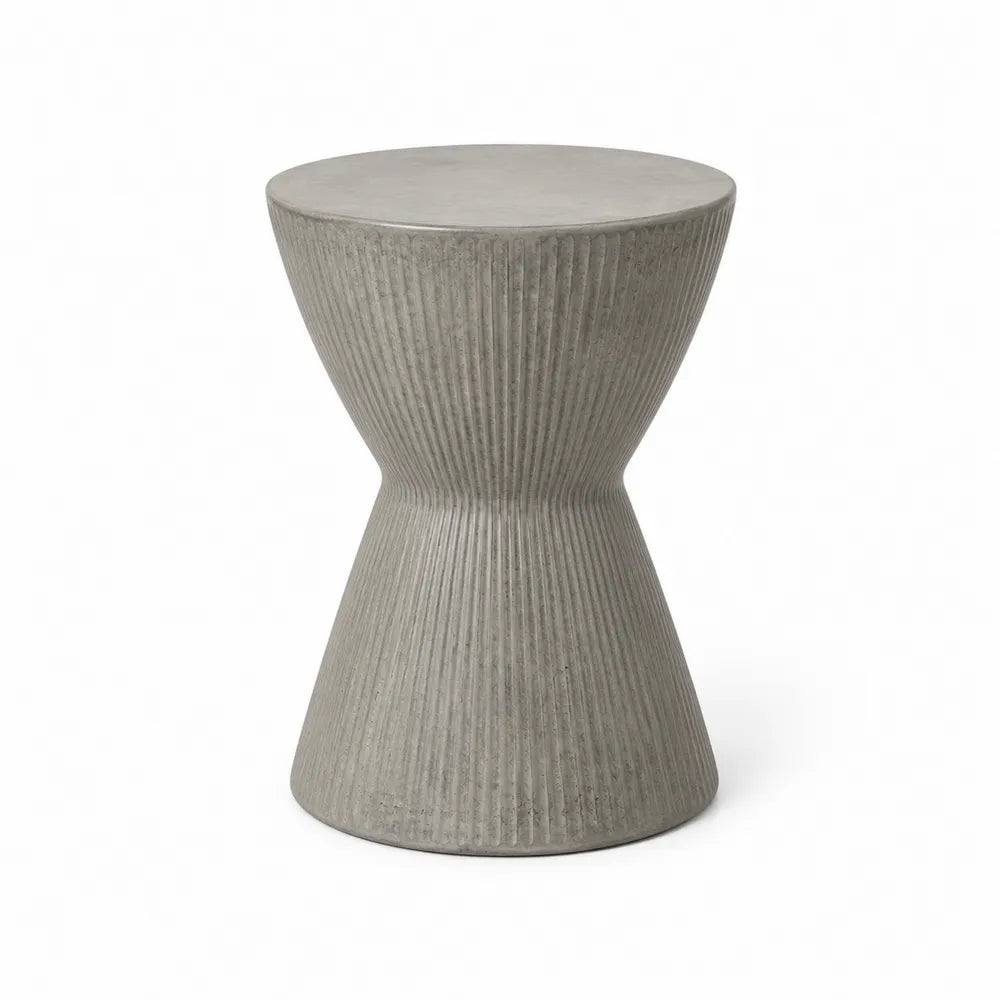Stolik ogrodowy betonowy szary 45 cm