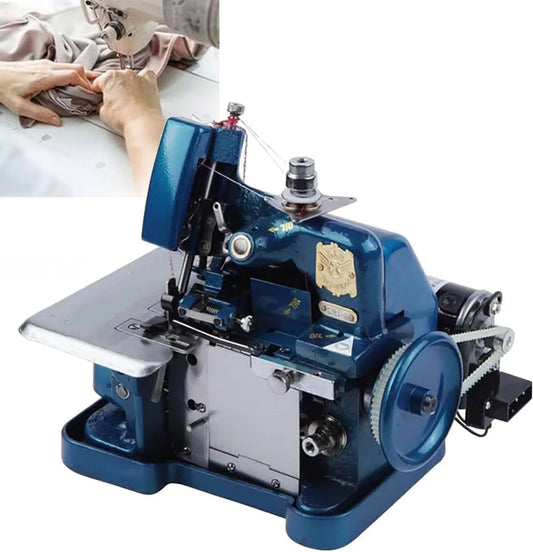 GAYAYAS, Do grubych tkanin, Przemysłowy Overjet maszyny, 250 W, z metalową ramą, Denim