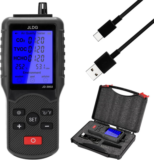 Mulcort, Monitor CO2, 2 strefy temperaturowe, Tester wielofunkcyjny TVOC
