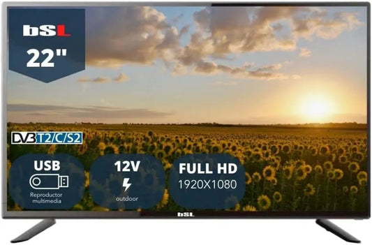 TDT2 DVBT2 telewizor Smart TV, 22112 V, 220 V, Odtwarzacz multimedialny USB, Złącze HDMI, Klasa efektywności energetycznej F
