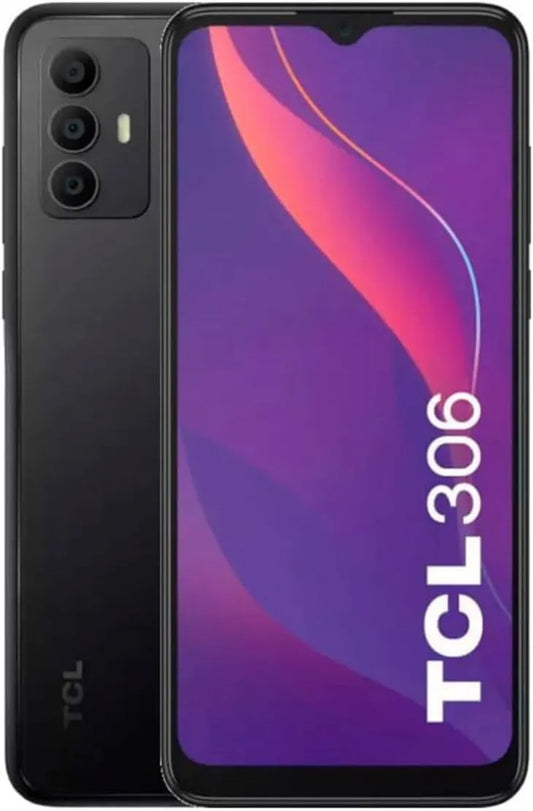 TCL, Smartfon 4 G, 306, Przenośny ekran telefoniczny 6, 52 'HD + IPS 3GB RAM + 32Go, 52' HD + IPS - Triple Camera 13MP + 2MP, długi czas trwania baterii 5000 mAh