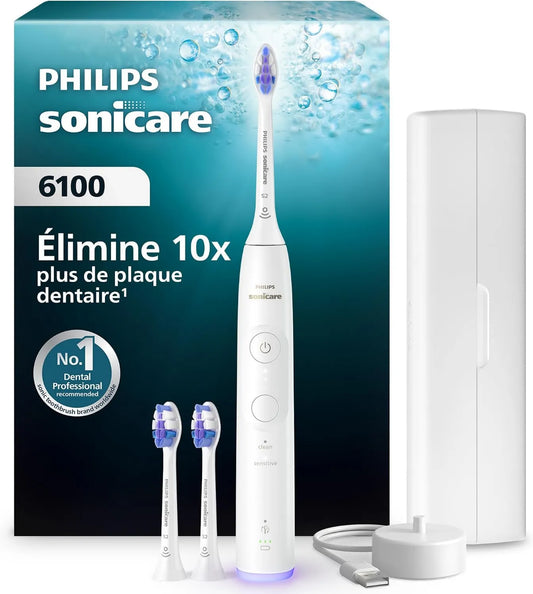 PHILIPS, HX7400 / 02 Szczotka, szczotka z zębami wielokrotnego ładowania, 3 poziomów, płyta IPS, 2 tryby, biały HX7400/02