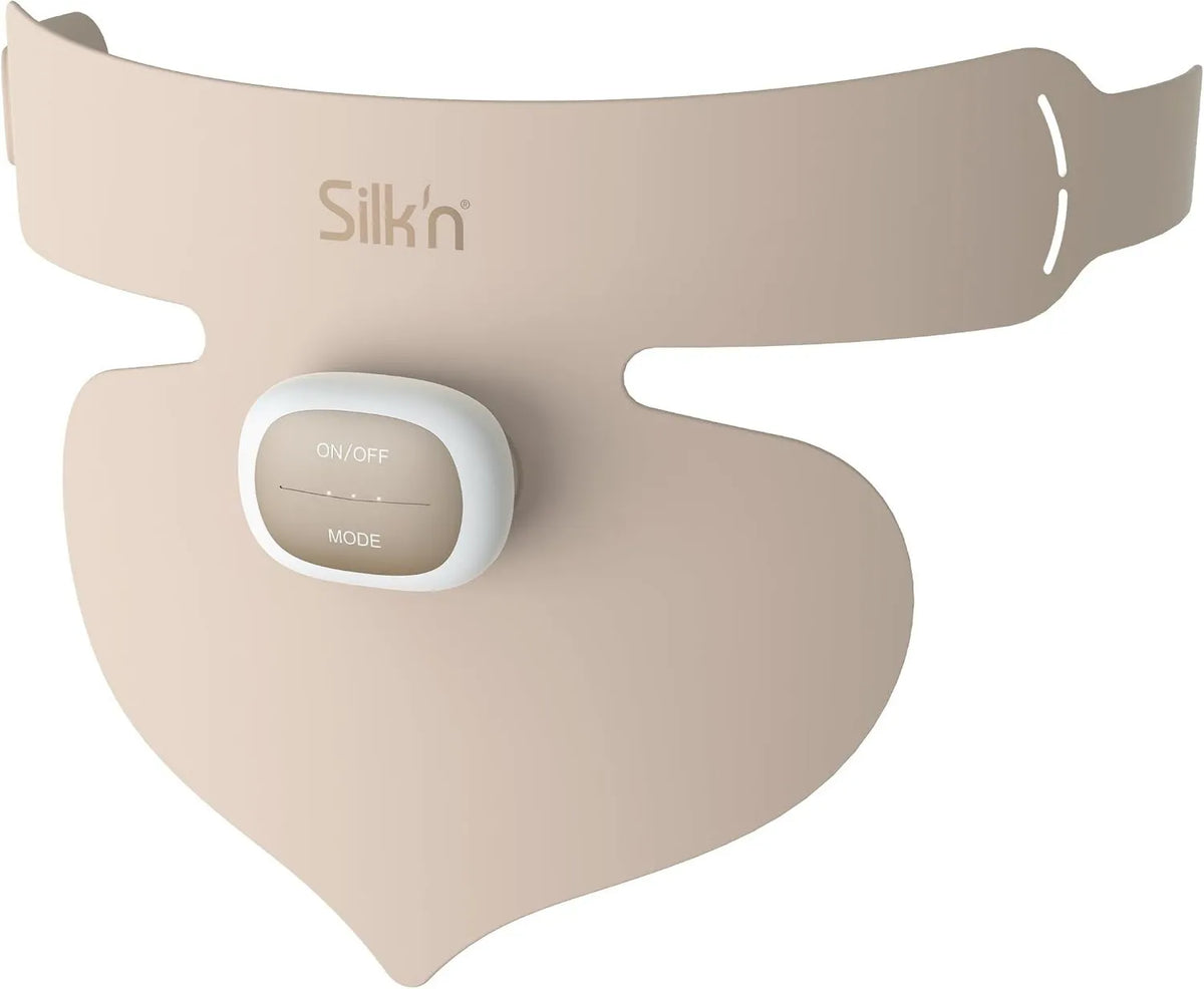 Silk'n, Bezprzewodowa, Lampy LED do Masek w klatce piersiowej, Silk 'n LED Maska do Deckline, Lekka maska do Deckline i uszkodzona wyposażona w czerwone światło