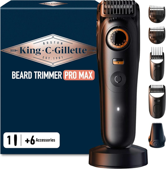 King C. Gillette, Elektryczny, Król C, Gillette Tondette Pro Max mężczyzna barb, Czarny