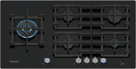 SIEMENS płyta grzewcza, iQ700 ER9A6SH40 Płyta gazowa, 90 cm, Dom Connect, wymienne, piec gazowy, technologia StepFlame, kuchenka mikrofalowa