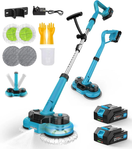 Yospinber myjka parowa, 2.0Ah Czyściciel, 300 ML, oświetlenie LED, duży zbiornik, bezprzewodowy