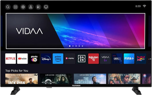 QF40VP750S telewizor Smart TV, Full HD, 102 cm, ekran do treści multimedialnych i aplikacji