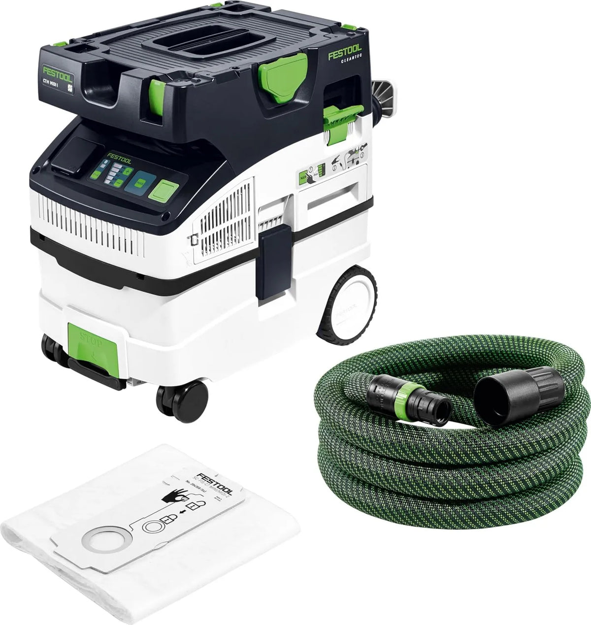 Festool, odkurzacz CLEANTEC CTM MIDI I, przemysłowe, ssawcze urządzenie elektryczne