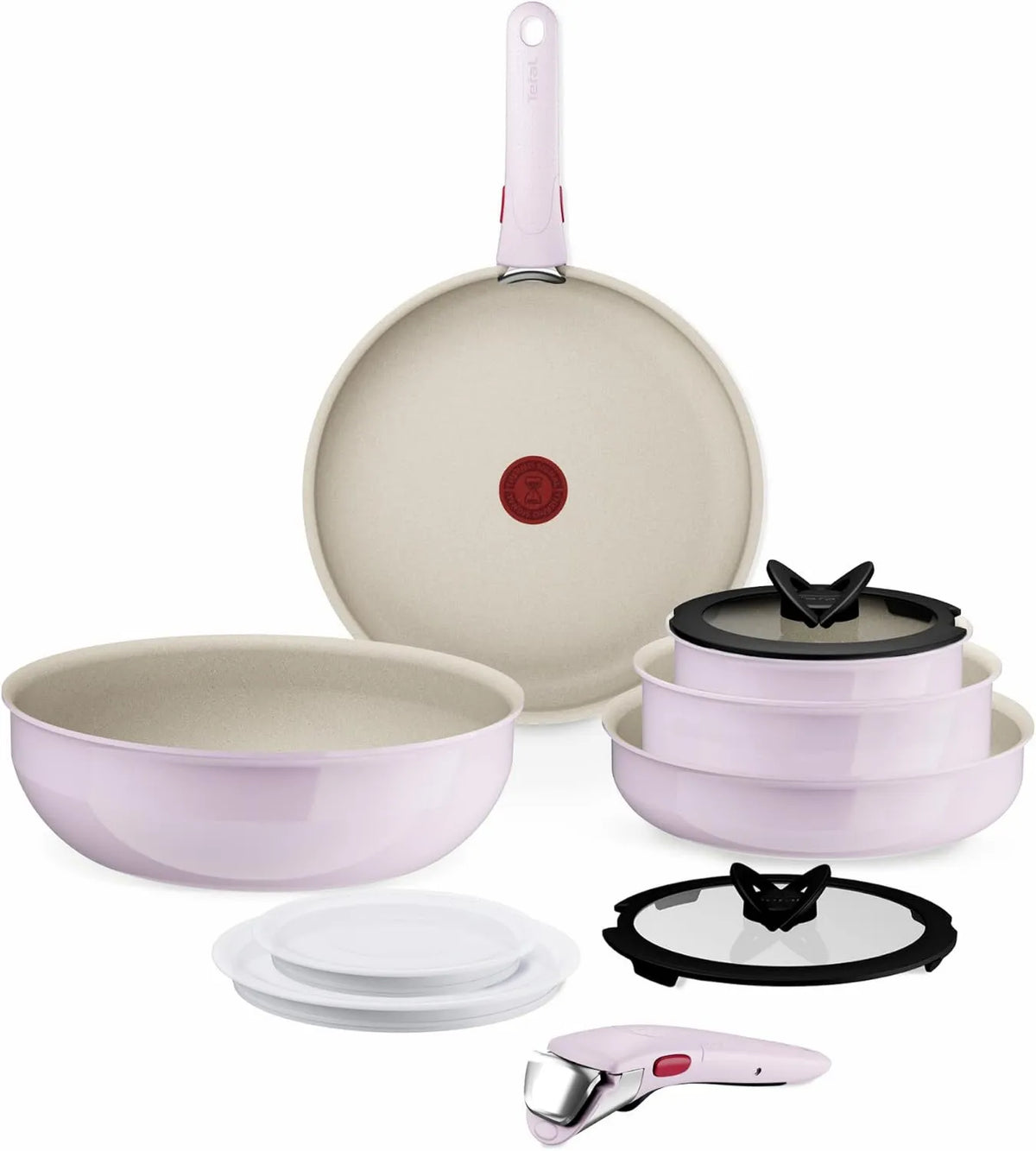 Tefal, owa Bateria, Bateria z patelni i patelni, 11 pokoi, kuchnia Rose