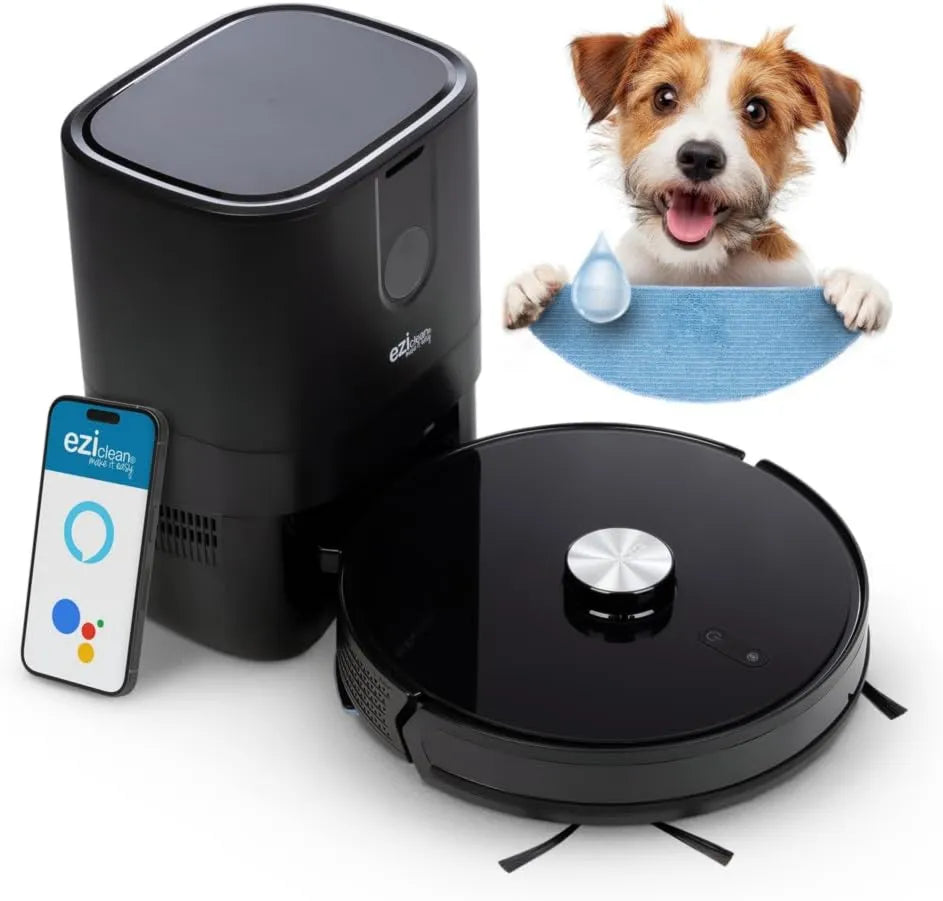 EZICLEAN robot sprzątający, robot odkurzacz połączony z odkurzaczem I- Bot Z7 Smart