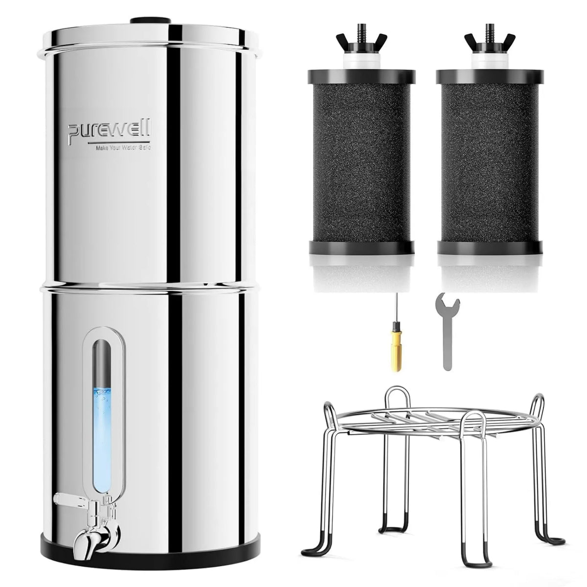 Purewell, Kuchnia Skancer, 8.5 l, Filtr wody przez grawitację 8.5 l