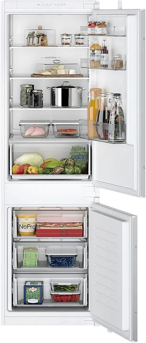 SIEMENS lodówka, IQ100 KI86NNSE0 Zamrażarka, 250 l, wbudowany, Niski mróz