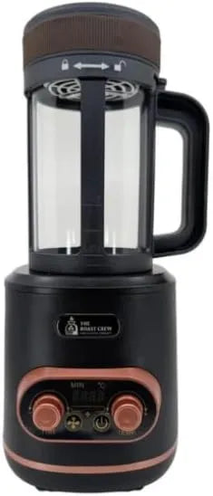 The Roast Crew, Maszyna do oleju torrefoil, elektryczna ekspres do kawy, 2400 W, 150 do 240°C, 300 G, zegar, profesjonalny