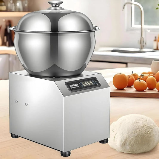 Caibendss robot kuchenny, 5 kg / 11lbs Maszyna do przycinania, 2200 W, 5 kg, licznik czasu, profesjonalna, stal nierdzewna, do pieczenia 5 kg/11lbs