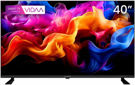 KIANO telewizor, Inteligentna telewizja Elegancja, TV, HDR, potrójny tuner DVB- T2, S2, HDMI, USB, WiFi, Full HD, nagrywania PVR, Dolby cyfrowy Plus, D- LED, VIDAA OS DVB-T2