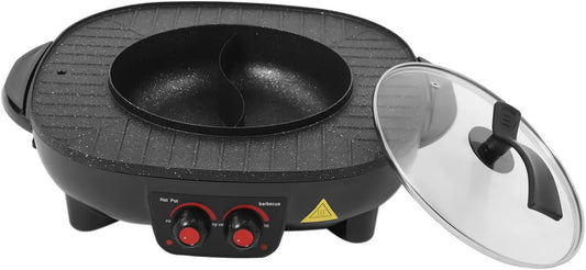 Dekltus grill elektryczny, Grill, fondue, 3 l, powłoka nienakładająca się na palce, aluminium, do grillowania