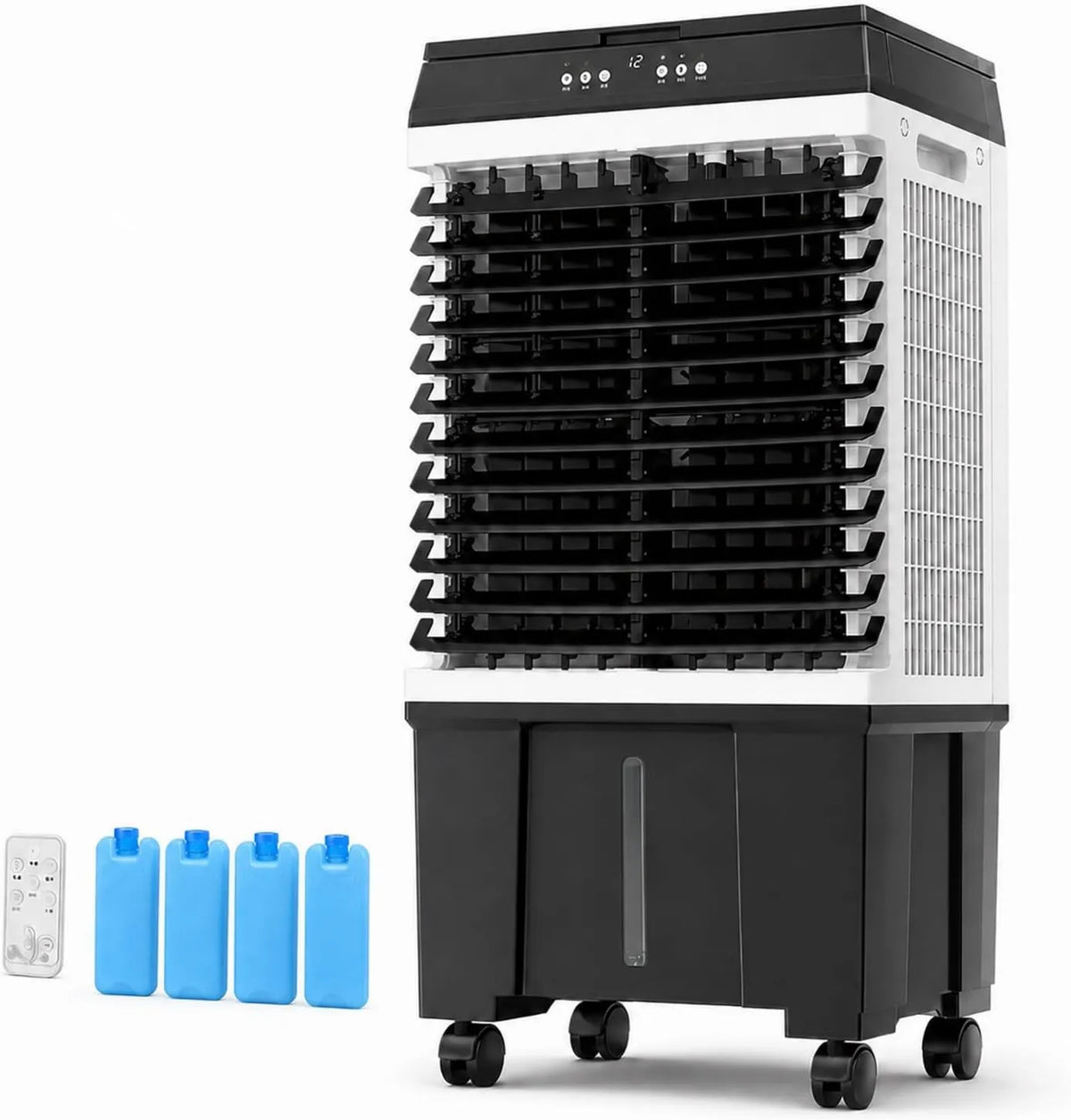 Generic, Odświeżacz powietrza 0- 12H, 40 l, przenośny, zegar, 3 prędkości, oscylacja 120 ° 0-12H, duży zbiornik, czarny