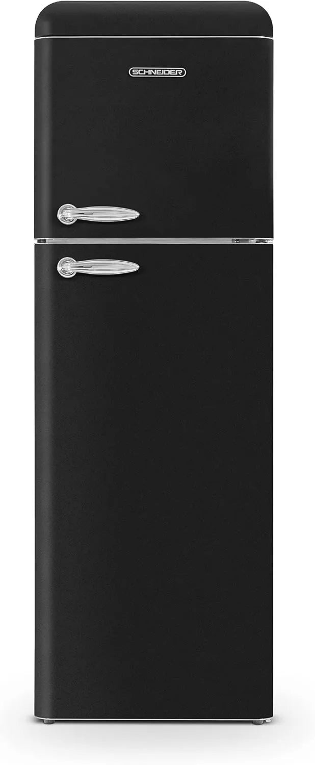 Schneider lodówka, 302 l, SCDD309VB, darmowa instalacja, termostat, czarny, 227 + 75, 3 szklane klapki, złamana zimno
