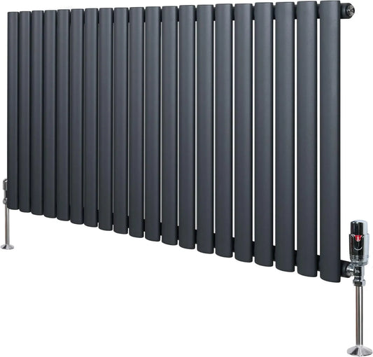 Grzejnik, 600 mm, 1200 mm, 3896 BTU, stalowy panel grzewczy do instalacji centralnego ogrzewania