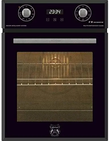 Kaiser piekarnik do zabudowy, Piec elektryczny, 45 cm, 50 l, 9 programów, wbudowany, samodzielny, 9 funkcji, termoreflektialny- Szkło, gorące powietrze, teleskopowy element przesuwny