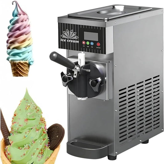 WIANQIAN, kostkarka do lodu, silnik, 450 W, szary, do małych produkcji w zakresie od 5 do 32°C