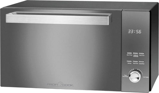 MWG 1204 kuchenka mikrofalowa, 800 W, 1000 W, funkcja grilla, ProfiCook PC- kuchenka mikrofalowa z grillem, moc kuchenki mikrofalowej 800 W