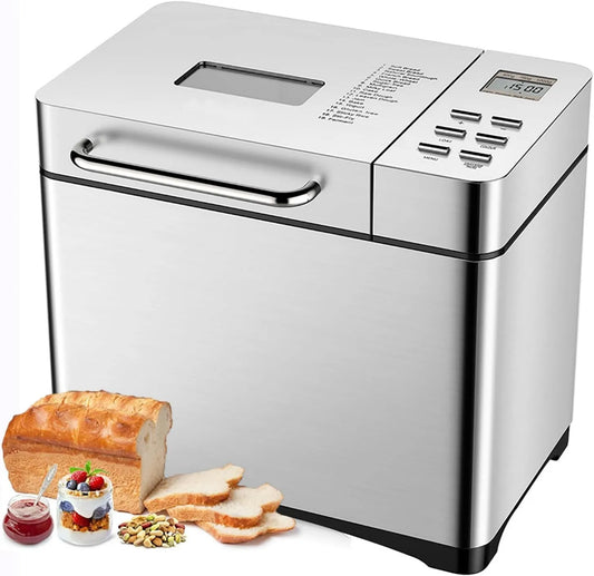 Generic, Chleb, 17 programów, maszyna do pieczenia chleba, dotyk, minutnik, wyświetlacz LCD, 15-godzinny minutnik dla łatwego gotowania