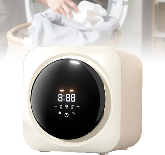 UORDBY pralko-suszarka, Pralka susząca, 4 programów, 5 kg, pralka, suszarka, przenośny, LCD ekran, idealny dla Les Petits Garments, Bielizna i Skarpety