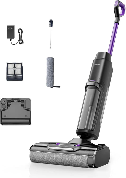 Redkey, Odkurzacz W15, cyfrowy ekran LED, Autonomia długa, Proste laminowanie 5 mm