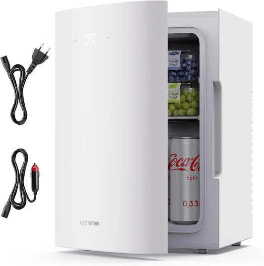 Upstreman minilodówka, Lodówka 12 V / 220 V TR13- Biały, 13 l, 12 V, kemping, 13 l Mini Lodówka 12 V / 220 V, Chłodzenie i Ogrzewanie, Pokój, akademików 12 V/220 V TR13-Blanc