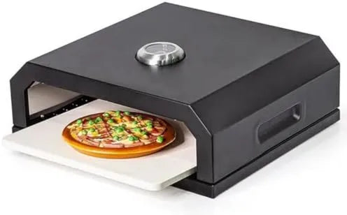 Generic, Elektryczny piekarnik do pizzy, przenośny, kemping, stal nierdzewna, grill w ogrodzie
