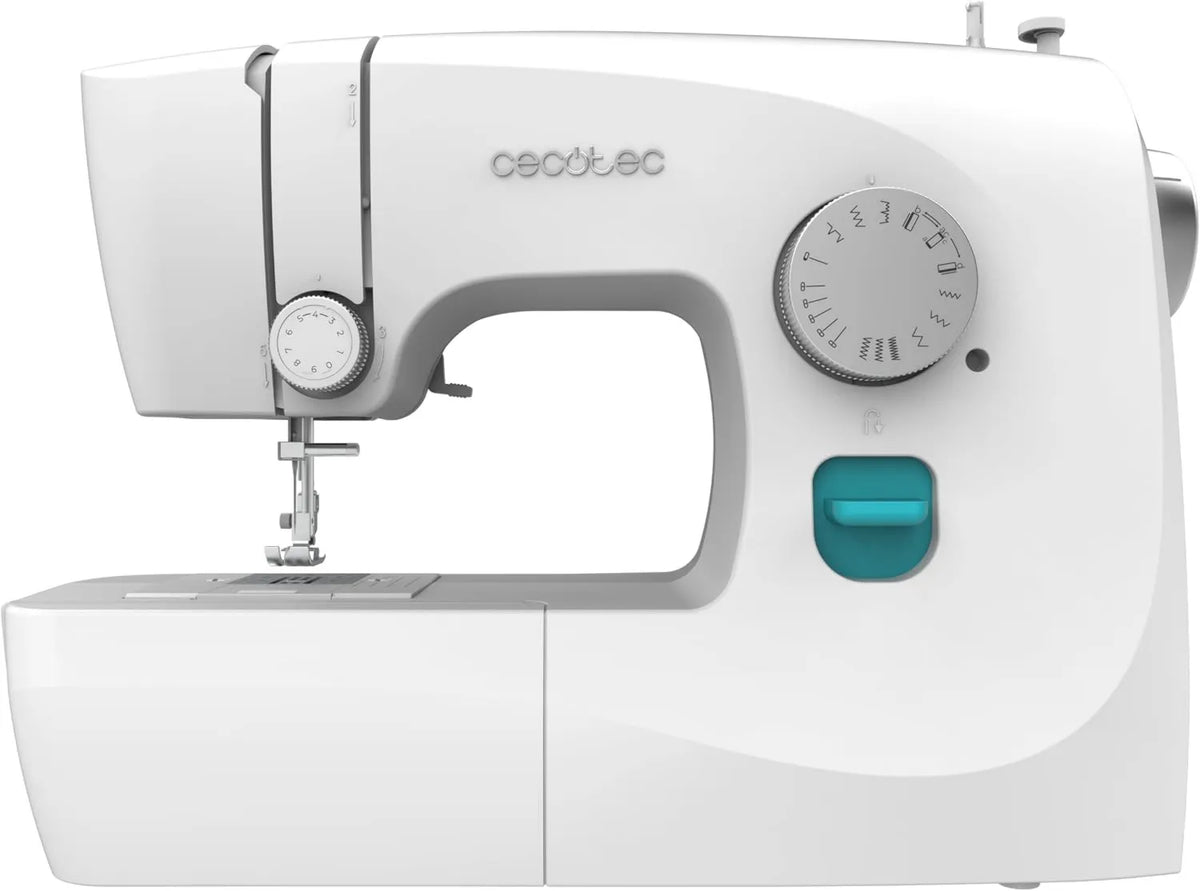 Cecotec, Akcesoria do urządzeń, oświetlenie LED, Maszyna do szycia z 15 punktami zintegrowanymi, Maszyna do szycia BelleSewing 1500